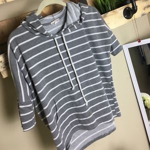 3/4 Sleeve Pullover Light Hoodie